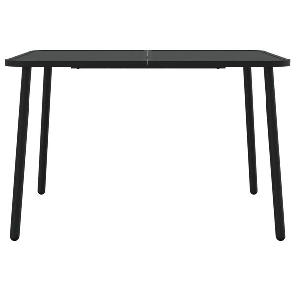 Anthrazit Gartentisch Ianorel 110x80x71cm (Stahl)