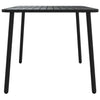 Anthrazit Gartentisch Ianorel 110x80x71cm (Stahl)
