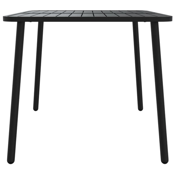 Anthrazit Gartentisch Ianorel 110x80x71cm (Stahl)
