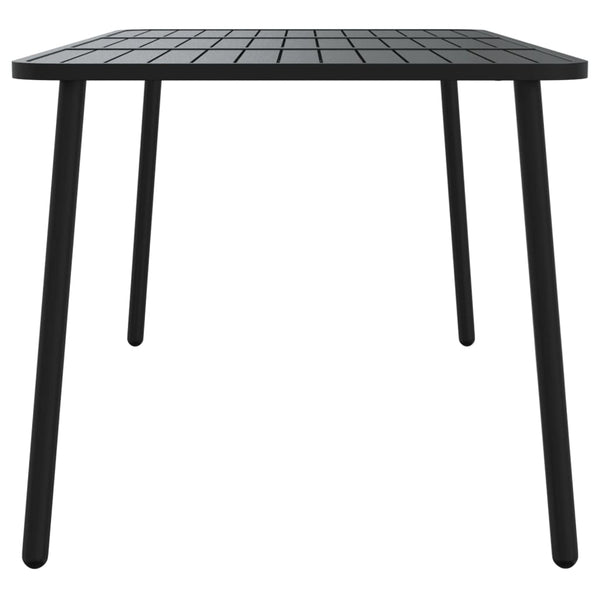 Gartentisch Anthrazit Ianorel 165x80x71cm (Stahl)