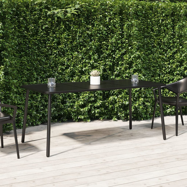 Gartentisch Anthrazit Ianorel 165x80x71cm (Stahl)