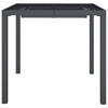 Gartentisch Anthrazit Uliana 80x80x72cm (Stahl)
