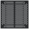Gartentisch Anthrazit Uliana 80x80x72cm (Stahl)