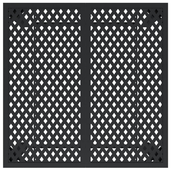 Gartentisch Anthrazit Uliana 80x80x72cm (Stahl)