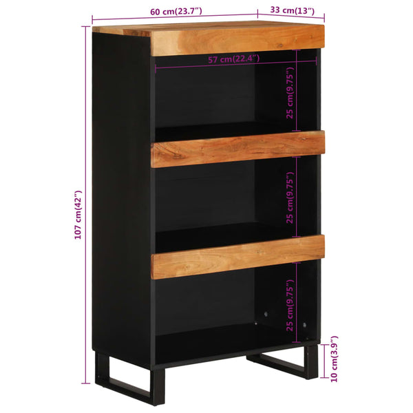 Sideboard Meghann 60x33x107cm (Akazienholz)