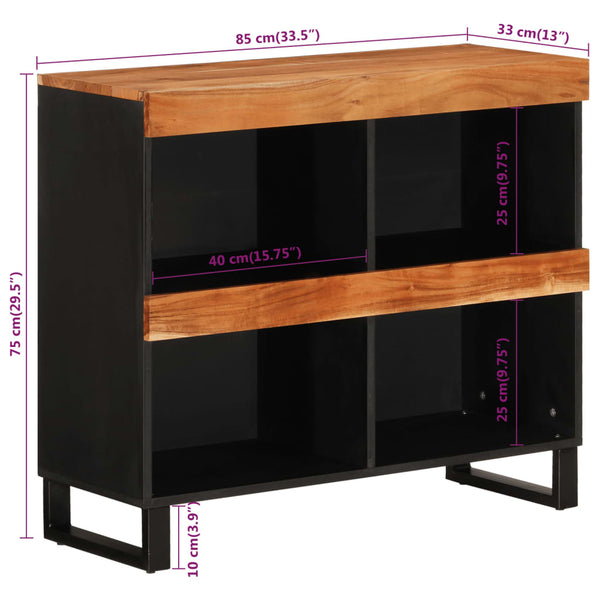 Sideboard Filomida 85x33x75cm (Akazienholz)