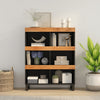 Beistellschrank Hand 85x33x107cm (Akazienholz)