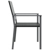Gartensessel Handor 54x62,5x89cm (2 Stück Polyrattan) Schwarz
