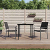Gartensessel Handor 54x62,5x89cm (2 Stück Polyrattan) Schwarz