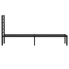 Schwarzes Metallbettgestell mit Kopfteil Petronius 107x203cm