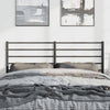 Schwarzes Metallkopfteil Tilina 150 cm