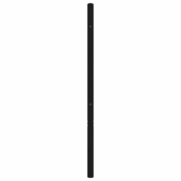 Schwarzes Metallkopfteil Tilina 150 cm