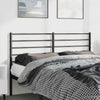 Schwarzes Metallkopfteil Tilina 150 cm