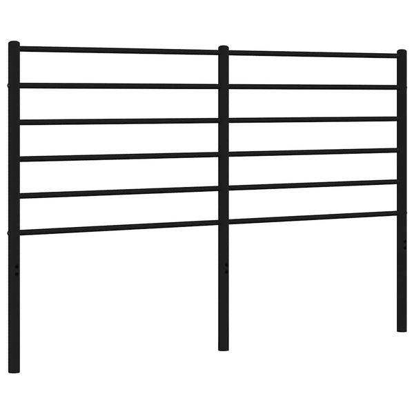 Musta metallinen sängynpääty Tilina 160cm