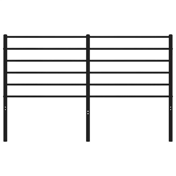 Musta metallinen sängynpääty Tilina 160cm