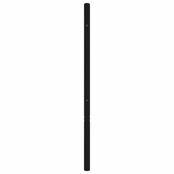 Schwarzes Kopfteil aus Metall Tilina 180cm