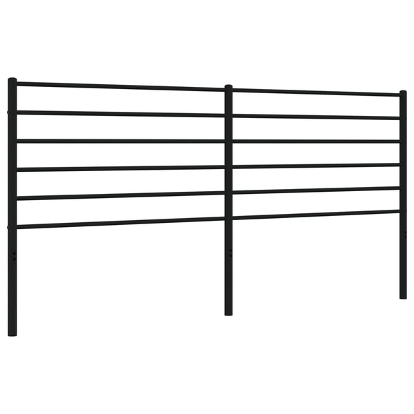 Schwarzes Kopfteil Tilina 200cm aus Metall