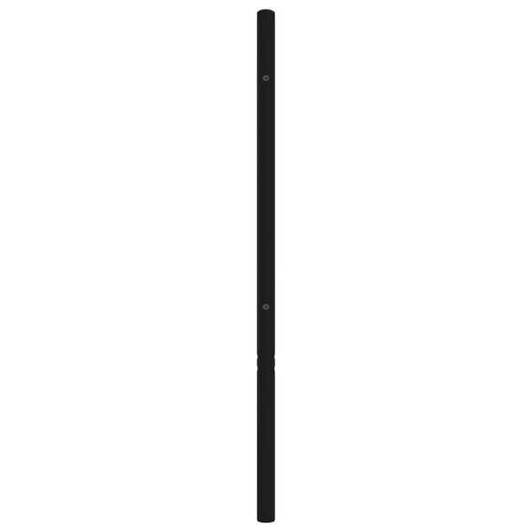 Schwarzes Kopfteil Tilina 200cm aus Metall