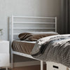 Valkoinen metallinen sängynpääty Tilina 80cm