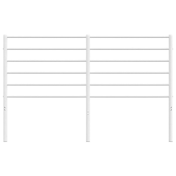 Valkoinen metallinen sängynpääty Tilina 135cm