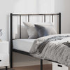 Schwarzes Metallkopfteil Javion 100 cm