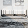 Schwarzes Metallkopfteil Javion 180 cm