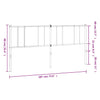 Schwarzes Metallkopfteil Javion 180 cm