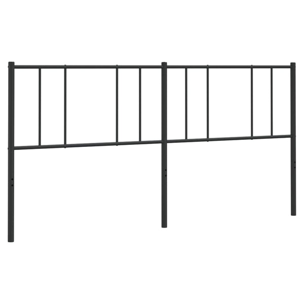Schwarzes Bettkopfteil Javion 200 cm
