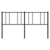 Schwarzes Bettkopfteil Javion 200 cm