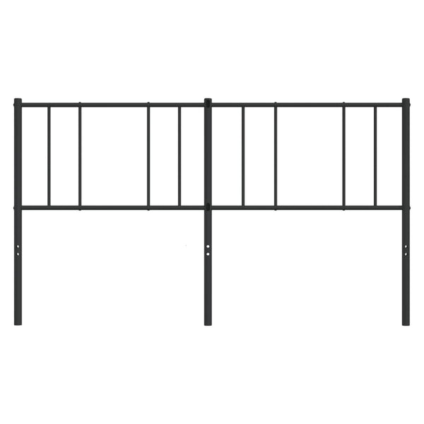Schwarzes Bettkopfteil Javion 200 cm