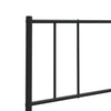 Schwarzes Bettkopfteil Javion 200 cm