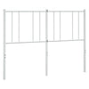 Weißes Kopfteil aus Metall Javion 120cm