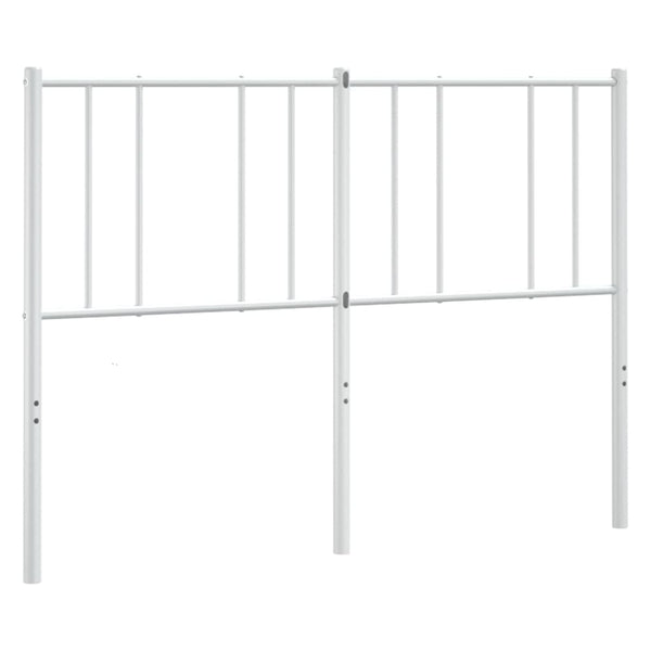 Weißes Kopfteil aus Metall Javion 120cm