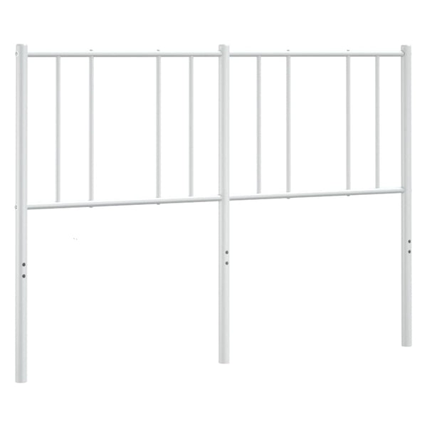 Weißes Kopfteil aus Metall Javion 120cm