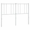 Weißes Bettkopfteil aus Metall Javion 160 cm