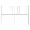 Weißes Bettkopfteil aus Metall Javion 160 cm