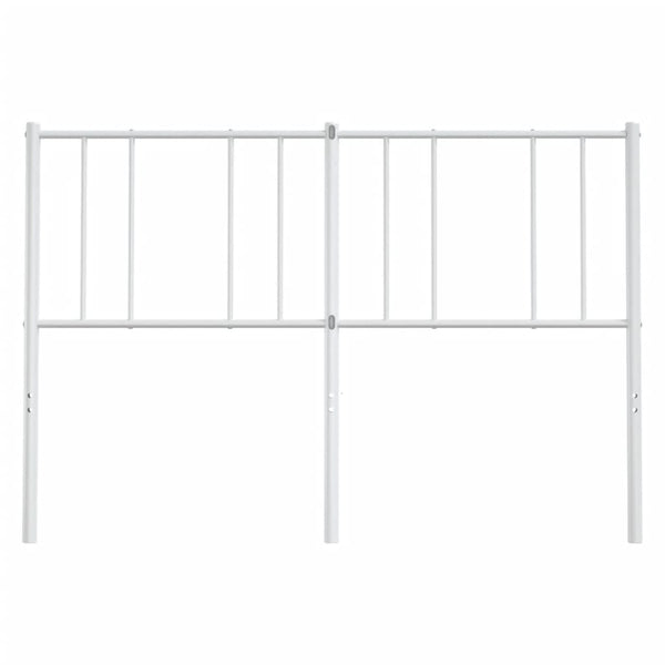 Weißes Bettkopfteil aus Metall Javion 160 cm