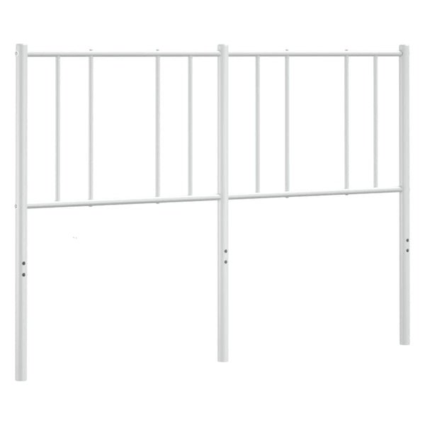 Weißes Bettkopfteil aus Metall Javion 160 cm