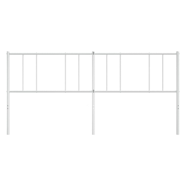 Weißes Metallkopfteil Javion 180cm