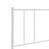 Weißes Metallkopfteil Javion 180cm
