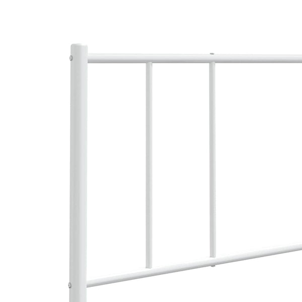 Weißes Metallkopfteil Javion 180cm