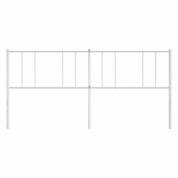 Valkoinen metallinen sängynpääty Javion 193cm