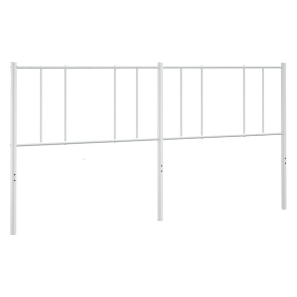 Valkoinen metallinen sängynpääty Javion 193cm