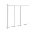 Valkoinen metallinen sängynpääty Javion 193cm