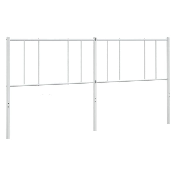 Weißes Metallkopfteil Javion 200cm