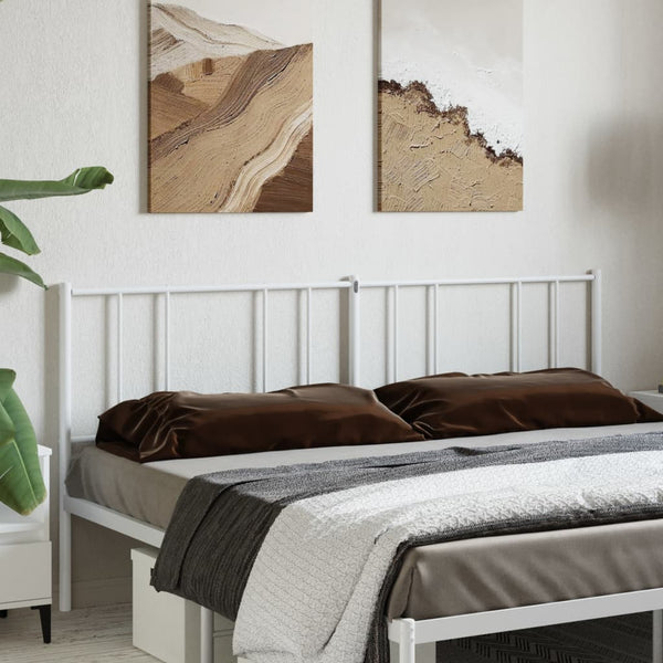 Weißes Metallkopfteil Javion 200cm