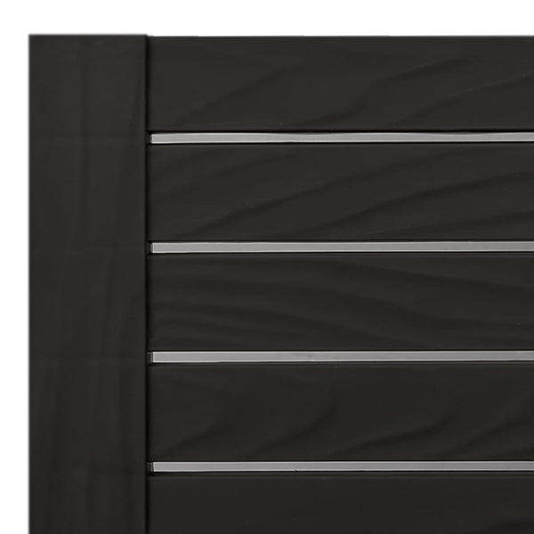 Musta aurinkotuoli Belo 155x58x83cm (polypropeeni)