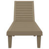 Hellbraune Sonnenliege Belo 155x58x83cm (Polypropylen)