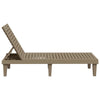 Hellbraune Sonnenliege Belo 155x58x83cm (Polypropylen)