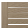 Hellbraune Sonnenliege Belo 155x58x83cm (Polypropylen)